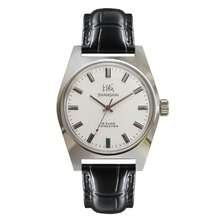 上海36毫米手动上链机械表7120防水包豪斯设计男士腕表批发 - 杏色 - 查看 9