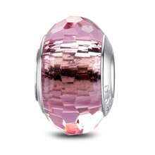 MICOO 925 Sterling Silver Charms For Bracelets,Fashion DIY Dangle Pendants Beads Simulated Birthstone Charms,Birthday Gifts For Women,1PinkCharms - 1PinkCharms - 查看 1