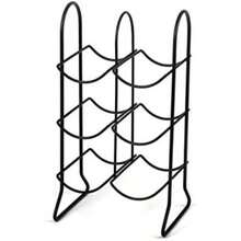 Spectrum - diversificados, Almacenamiento de encimera de 5 Soportes, Estante de Alambre de Acero Resistente para el hogar, Bar y Cocina, Tiene Capacidad para Botellas de Vino estándar y(Townhouse) - Multicolor - Ver 6