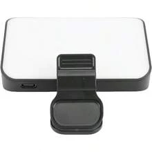 Tangxi Luz de Relleno con Clip para Telfono, Luz Selfie Porttil de 60 con Clip, 3 Modos de Luz y 10 Niveles de Brillo, para Transmisin en de Videoconferencias - inicial - Ver 1