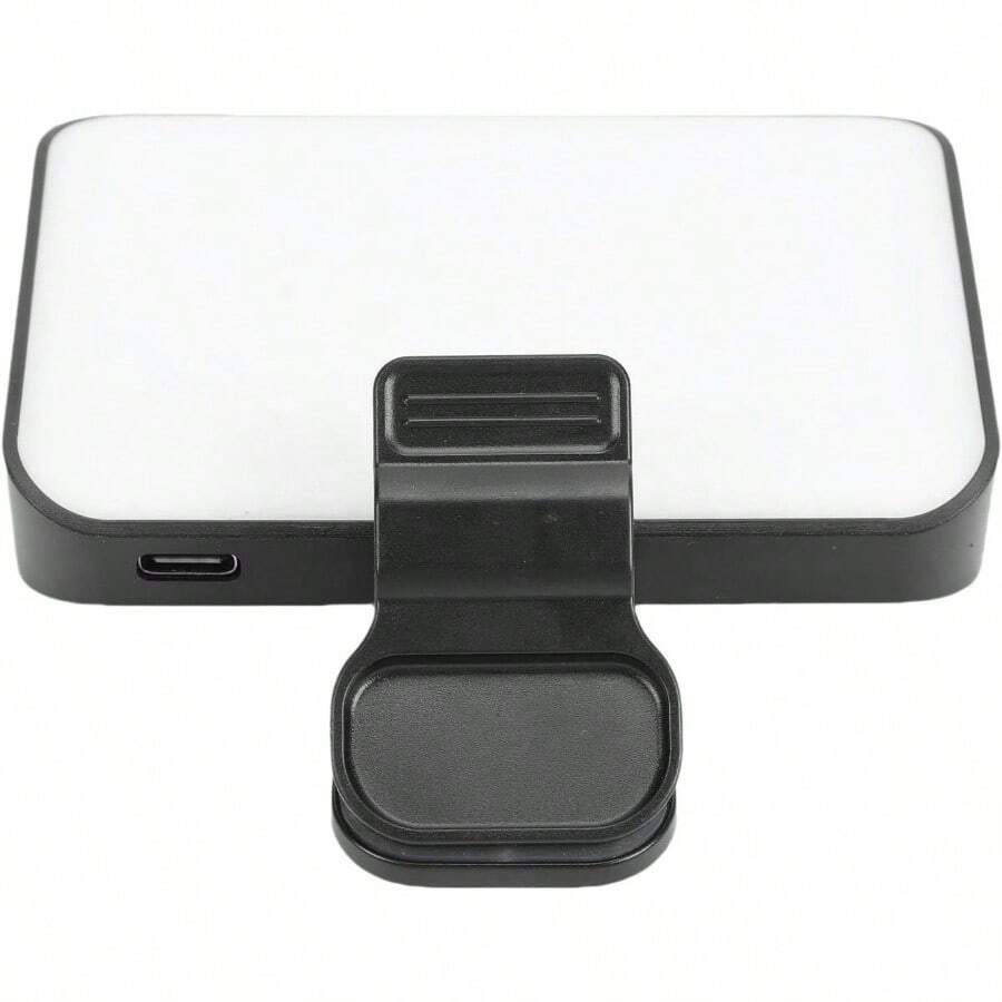 Tangxi Luz de Relleno con Clip para Telfono, Luz Selfie Porttil de 60 con Clip, 3 Modos de Luz y 10 Niveles de Brillo, para Transmisin en de Videoconferencias - inicial - Ver 1