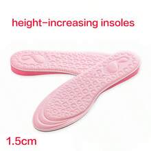 زوج من نعال EVA للنساء، نعل داعم للقوس، نعل زيادة الارتفاع غير مرئي (نعل زيادة الارتفاع، خفيف الوزن، يمكن تقليمه)