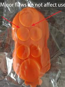 1 pieza Soporte de ducha con ventosa sin taladro y base fija, adhesión fuerte, diseño en forma de zanahoria, soporte de ducha con ventosa en forma de zanahoria, soporte de ducha sin taladro, accesorio de base de cabezal de ducha para baño, ventosa de cabezal de ducha para baño, apto para accesorios de baño y ducha, fácil de instalar en vidrio, bañera, instalación de tubo de plástico duradero, ducha temporal para interiores - Multicolor - Ver 9