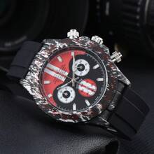 Factory Low Price Export High Quality Men's Watch   Six-Hand Multi-Function Quartz Watch Export Manufacturer Wholesale - 7 - View 14