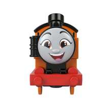 Mattel 托马斯和朋友 TrackMaster 电池驱动玩具火车，锌合金材质，兼容其他火车，压铸金属，适合 3 岁及以上学龄前儿童角色扮演游戏 - Nia - 查看 5