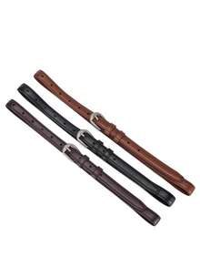 时尚百搭细腰带套装，简约时尚PU腰带，可搭配连衣裙、衬衫、外套、牛仔裤，是日常穿着和送礼的理想之选。 - 彩色 - 查看 5