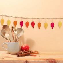 50 Packs Wooden Leaves Crafts, 2.0x1.0 Inches Leaf Flat Shaped Blank Unfinished Wood Natural Antique Cutout Small Pieces Pendants Projects Crafting Fall Home Decoration Tags - ban đầu - Xem 7