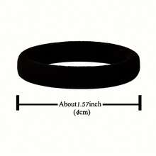 50-Pack Black Hair Ties With High Elasticity, Simple Design For Everyday Hairstyling And Versatile Use - Black-50PCS - View 5
