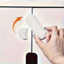 1 قطعة/5 قطع قفل خزانة أمان من مادة ABS، قفل درج مع حماية الأصابع، مناسب للخزانة والثلاجة والأجهزة المنزلية، يحمي الأطفال بفعالية، متوفر بألوان مختلفة، قفل مخفي، قفل أمان موثوق، قفل عالي الجودة - متعدد الألوان - مشاهدة 8