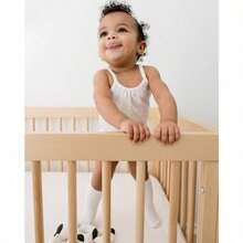 Burt's Bees Baby Knee High Organic Cotton Cable Knit Calcetines Bebé-Niñas - 1224 Meses - Ver 3