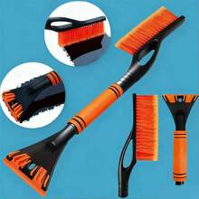 2 In 1 Detachable Car Snow Removal Brush With Ice Shovel, Winter Snow Removal Shovel Car Snow Removal And Defrosting Tool Car Snow Plow Brush Snow Wiper Ice Shovel Car Use,Garden Tools