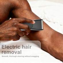 Elektrisches Herren Pflegeset, beinhaltet Haarschneidemaschine und elektrischen Rasierer mit USB-Ladestation | Digitale Anzeige | Pflege-Geschenkset für Männer