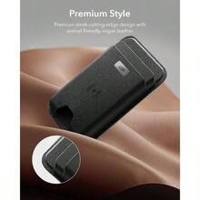 para cartera con funcin Find My, soporte para 5 tarjetas, bloqueo RFID, cartera magntica resistente para series 17/16/15/14/13/12, no para 13/12, negro - A1_Negro - Ver 8
