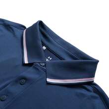Under Armour Áo thun polo tay ngắn UA Playoff 3.0 Rib Polo dành cho nam, Đồ thể thao Golf Series, Áo thun cổ bẻ thể thao ngoài trời, Áo thun tay ngắn thường ngày, 1388156-044 - Xám xanh - Xem 3