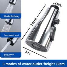 2cm G1/2 Pull-Down Kitchen Faucet Sprayer Head Replacement, Dual Function Faucet Spray Nozzle, Sink Sprayer Replacement Head, Kitchen Faucet Sprayer Hose Nozzle