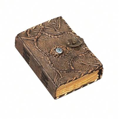 Book Of Spells  Spell Book Prop Gifts Halloween Decorations Decor Leather Journal Writing Book Of Shadow Best Christmas Gifts For Men And Women,7x5,CHARCOAL