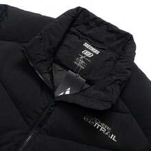 Skechers L423M141-03B6 Men's Knitted Jacket (Containing Down) Cotton Down Jacket, Down (Down Content 80%), Casual Daily Wear & Sports