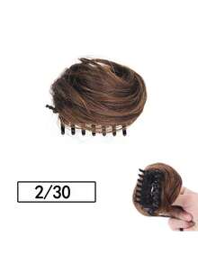 4ft Claw Hair Clip, Made Of High-Temperature Silk, Fluffy And Natural, Can Create Casual Hairstyles, Suitable For Women In Autumn, Elegant Hair Accessory For Winter Holiday Outfits - Multicolor - View 24