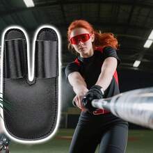 Protector De Dedos Béisbol para Batear |   Protector De Bateo De Béisbol De PU |   Equipo De  Manga Deportiva para Entrenamiento - Jóvenes Atletas Entusiastas Partidos Práctica Viajes - 1 - Ver 3
