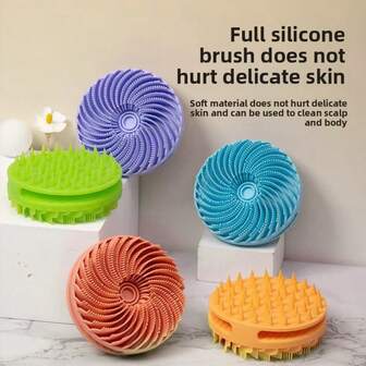 Bärbar kroppsskrubbborste - Exfolierande massageapparat med ergonomisk resevänlig design, torr användning - Borttagare för slät beige, män och kvinnor, känslig beige, dusch-/badtillbehör