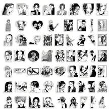 61pcs Black & White NANA Stickers, Suitable For DIY Planner, Phone, Laptop, Notebook, Christmas Gift - Multicolor - View 5