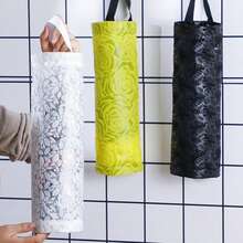 1个塑料袋收纳架，购物袋整理架，网状悬挂式储物袋分配器，可折叠垃圾袋架，厨房透气塑料袋收纳架 - 彩色 - 查看 8