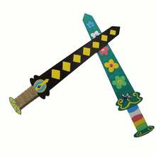 5/10pcs Unpainted Wooden Sword Blanks - DIY Craft Kits For Painting & Decorating, Miniature Wood Chip Swords For Creative Art Projects - Color Mixing - View 5