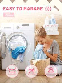 1件简约现代心形几何线条印花磨毛床笠，卧室印花床罩，床上用品（不含枕套） - 彩色 - 查看 7