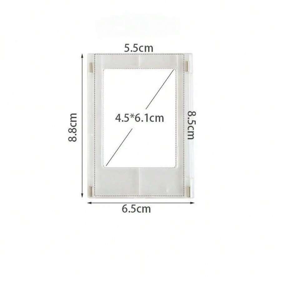 Ins Style Photo Paper Fridge Magnet, Hollow Couple Decor For Bedroom - White - View 1