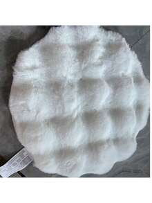 1 Gối trang trí hình tròn bằng lông thỏ giả màu kem. Gối trang trí mềm mại, êm ái và ấm áp cho ghế sofa, phòng ngủ, ghế văn phòng, giường thú cưng, v.v. Tạo nên không gian ấm áp và thoải mái cho ngôi nhà. - Xem 7