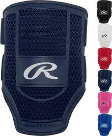 Rawlings |   Protector de Codo extendido para bateador |   béisbol/softbol |   Grande (Talla única) |   Azul Marino - 1 - Ver 2