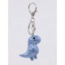 1pc Unisex Cute Cartoon Dinosaur Keychain, Glossy Mini Dino Pendant For Backpacks, Bags & Cars, Fun Y2K Style Accessory,  Gift For Friends, Students & Daily Use Decoration - 藍色 2 - 查看 4