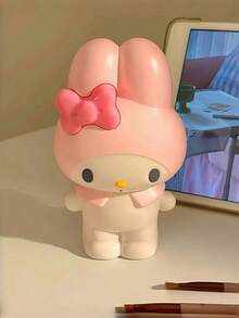 3 piezas Caja de almacenamiento de escritorio linda de Hello Kitty de Sanrio, pieza de arte decorativa hecha a mano tipo jarrón, adecuada para oficina y tocador, puede almacenar brochas de maquillaje y lápices, regalo perfecto para fiesta de cumpleaños - Multicolor - Ver 8