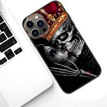 Suitable For IPhone 16 Foreign Trade  Boys And Girls Halloween Rose Skull Pirate  Dark Horror Phone Case - 211224KL-16 - View 7
