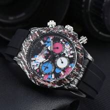 Factory Low Price Export High Quality Men's Watch   Six-Hand Multi-Function Quartz Watch Export Manufacturer Wholesale - 7 - View 9