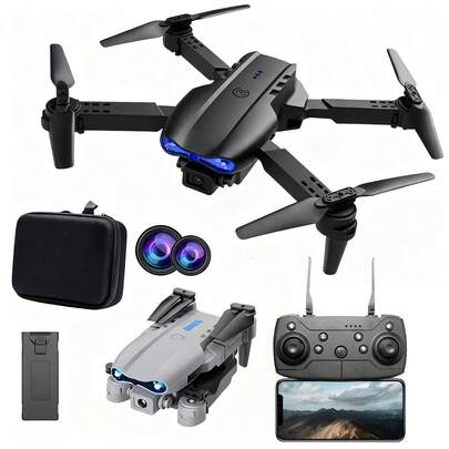 Drone, Aerial Photography, Remote-Controlled Aircraft, Four Axis Aircraft, High-Definition, Dual Cameras, One Click , Gravity Sensing,Random Accessory Color