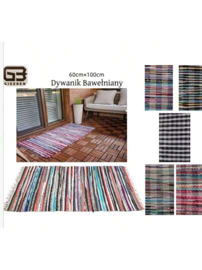 Nordic made Woven Pure Katoenen Long Tafel Runner, Sofa Cushion, Vloer Mat, Vloerkleed view 8