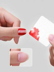 200pcs Gel Nail Polish Remover Wipes, Lint-Free Nail Polish Remover Wipes, Cleaning Pads, Wholesale Makeup Tools, Cleanser, Manicure, Nail Polish Remover, Lint-Free Wipes, Cleaner, Pads (Packaging Random) - Multicolor - View 4