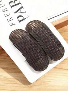 4PCS/Set Hair Bump Pad Volumizing Insert Tool Hair Accessories For Women Hair Updo, Natural And Invisible, Including Hair Clip - Multicolor - View 7