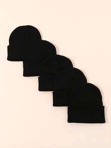 4 chiếc mũ len trẻ em, mũ len beanie màu trơn ấm áp cho bé trai và bé gái, thích hợp cho hoạt động ngoài trời và mặc hàng ngày - Nhiều màu - Xem 51