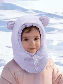 Children's Autumn And Winter All-In-One Hat, Windproof, Warm, And With Ear Flaps For Boys And Girls, A Perfect Holiday Gift For Children. - Multicolor - View 2