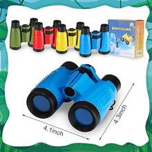 6x30 Toy Binoculars For Kids For Outdoor Use - Blue - View 4