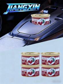 高级香氛车载空气清新剂，木质罐装 - 持久留香，适用于汽车、家居和办公室，15种香型可选，天然香氛蜡和压缩片，可持续长达60天 - 彩色 - 查看 18