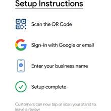 - Soporte de revisin de , NFC y cdigo QR, fcil configuracin, para todas las empresas paquete de 1 - 1 - Ver 4