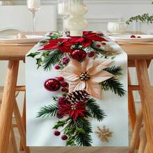 1 tấm thảm trang trí bàn ăn ngày lễ tình nhân, chất liệu polyester bền, dùng cho tiệc tùng, trang trí bàn ăn lễ kỷ niệm, thích hợp cho ngày lễ tình nhân, đám cưới, tiệc theo chủ đề - Nhiều màu - Xem 9