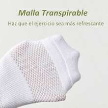 Calcetines 8 Pares para Hombre Mujer Calcetas Deportivos Largos Calcetas con Parte Inferior de Toalla Gruesa Transpirable Antideslizantes Calcetines Acolchados para Correr Baloncesto - como en la foto - Ver 7