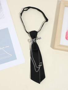 1pc Fashion Rhinestone Guitar Note Accessory, DIY, Suitable For Unisex, Tie Clip For Shirt, Party, Performance, Black/Burgundy/Navy - Guitar Version - View 13