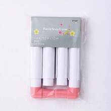 qingfei White Plastic Embroidery Hoop - Sewing Frame, Suitable For Cross Stitch And Quilting, Durable Sewing Tool