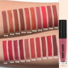beauty glazed 哑光液体唇膏，丝绒持久防水高显色丝绒唇彩套装，化妆品，彩妆礼品 - #101 - 查看 4