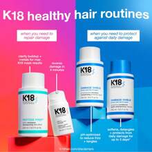 K18 Damage Shield Protective Shampoo, Reduces Frizziness & Tangles, Maintains Hair Health - 藍色 - 查看 6